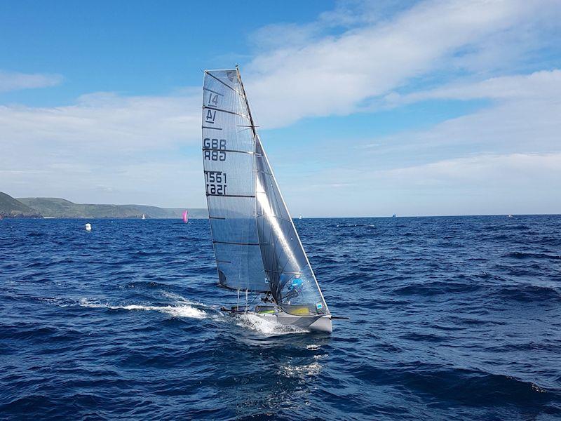 International 14 Prince of Wales Cup Week 2022 - photo © Fowey Sailing