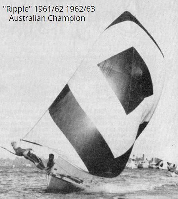 Ripple Colin Coates with the late Ivan Sutcliffe photo copyright BRYC taken at Black Rock Yacht Club, Australia and featuring the International 14 class