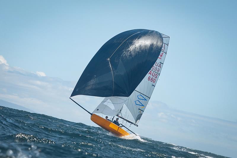 Homies 1st Handicap in the International 14 Australian Championship photo copyright Sonny Witton taken at Black Rock Yacht Club, Australia and featuring the International 14 class