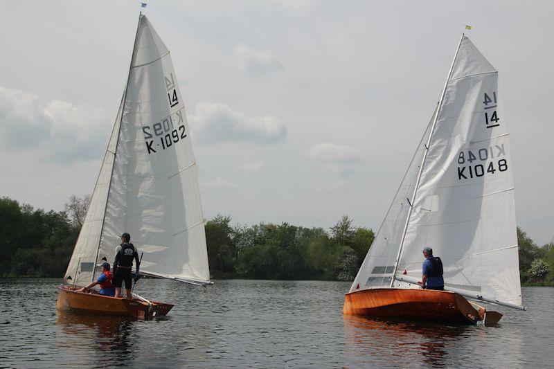 Classic International 14 open meeting at Rickmansworth photo copyright Vinny Francis taken at Rickmansworth Sailing Club and featuring the International 14 class