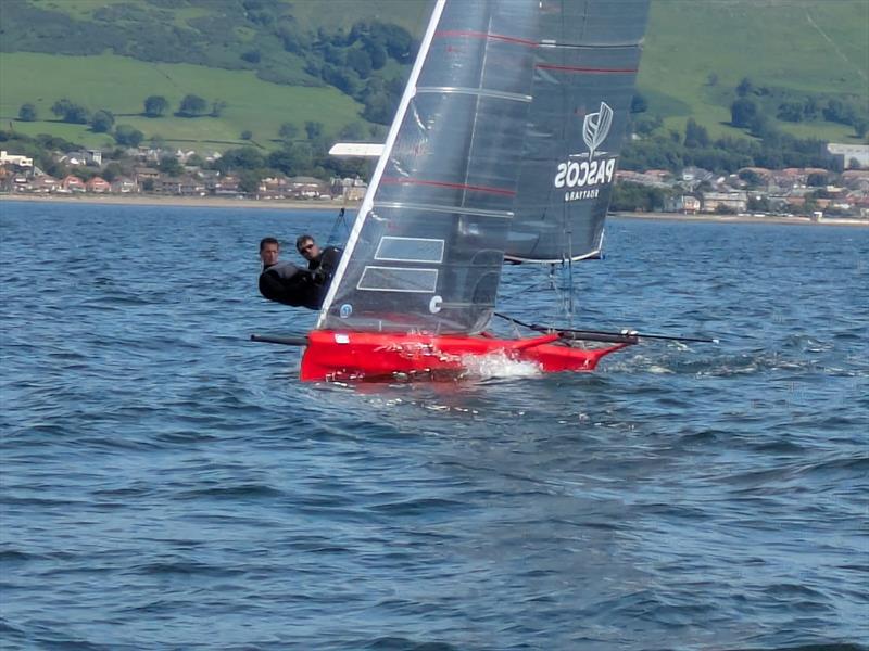 International 14 2026 Prince of Wales Cup Week Day 1 photo copyright Dan Challis taken at Largs Sailing Club and featuring the International 14 class