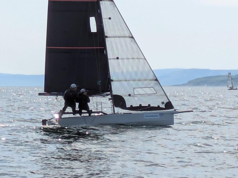 International 14 2026 Prince of Wales Cup Week Day 1 photo copyright Dan Challis taken at Largs Sailing Club and featuring the International 14 class