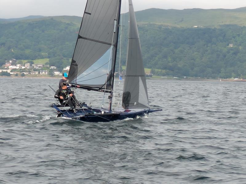 International 14 2026 Prince of Wales Cup Week Day 2 photo copyright Dan Challis taken at Largs Sailing Club and featuring the International 14 class