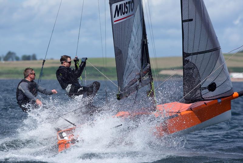 International 14 2026 Prince of Wales Cup Week Day 4 photo copyright Patrick Condy taken at Largs Sailing Club and featuring the International 14 class