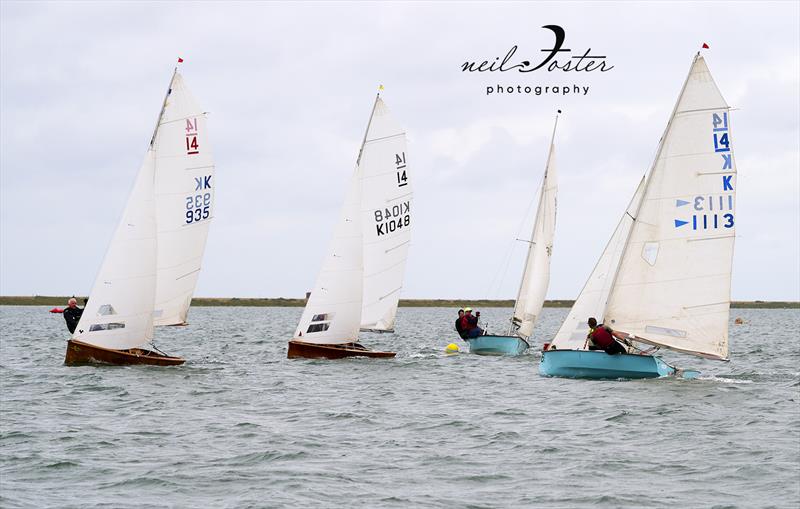 Classic and vintage International 14s at Blakeney  photo copyright Neil Foster Photography taken at Blakeney Sailing Club and featuring the International 14 class