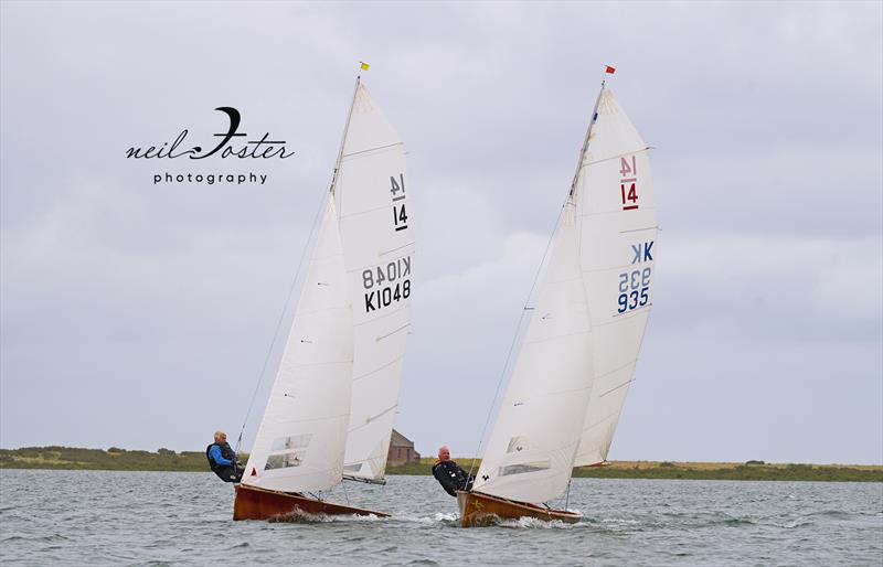 Classic and vintage International 14s at Blakeney  photo copyright Neil Foster Photography taken at Blakeney Sailing Club and featuring the International 14 class