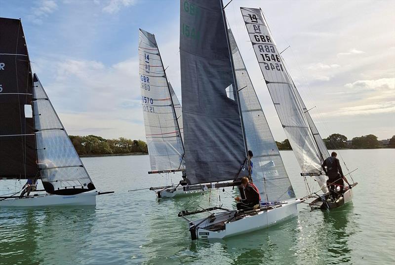 International 14 Autumn Trophy at Itchenor  - photo © Caroline Gosford