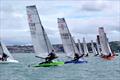 Race start - International Canoe Europa Cup and British National Championships at Brixham