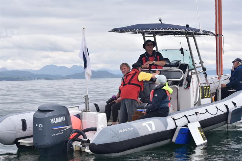 A picture that says it all! The S flag hanging limp up at the windward mark on day 3 of the International Canoe Worlds at Pwllheli photo copyright David Henshall taken at Plas Heli Welsh National Sailing Academy and featuring the International Canoe class