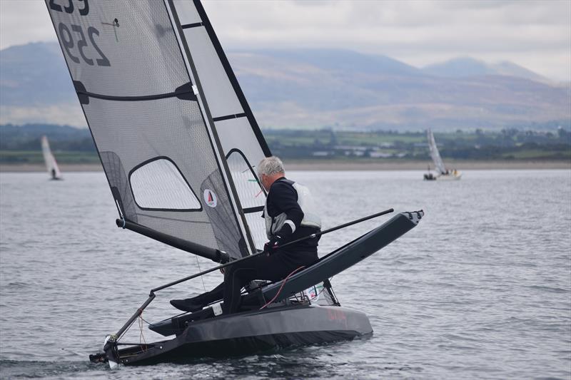 Is this the moment when the impetus shifted away from Chris Maas, World Champion in 2011, runner up in 2014. By the time he tacked over, Robin Wood was out of sight on day 3 of the International Canoe Worlds at Pwllheli photo copyright David Henshall taken at Plas Heli Welsh National Sailing Academy and featuring the International Canoe class