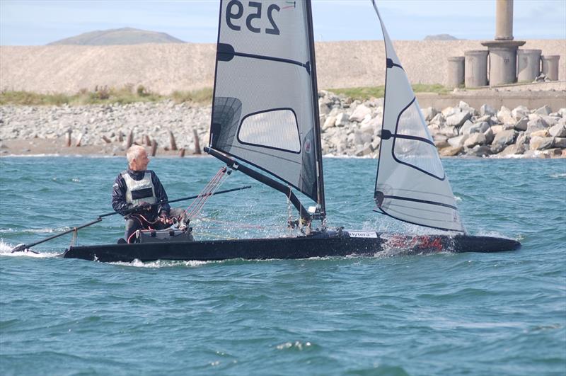 Even in flatter water, the Maas BB design stayed 'trim neutral' photo copyright David Henshall taken at Plas Heli Welsh National Sailing Academy and featuring the International Canoe class