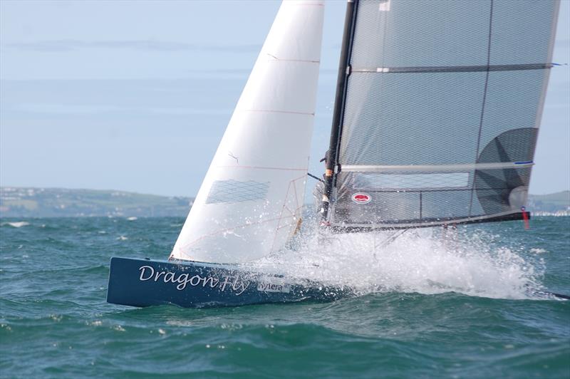 The Warren Dragonfly design, which didn't just seem to be getting more lift, but in the briskest of conditions, seemed to be generating better boatspeed - photo © David Henshall