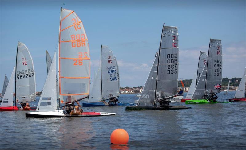 International Canoe start during the West Kirby Sailing Club Regatta photo copyright Alan Jenkins & Alan Dransfield taken at West Kirby Sailing Club and featuring the International Canoe class