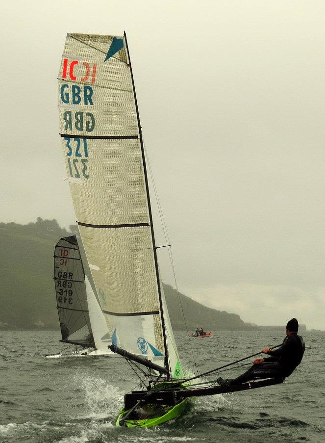 International Canoe Nationals at Plymouth day 1 photo copyright Michael Brigg taken at Mount Batten Centre for Watersports and featuring the International Canoe class