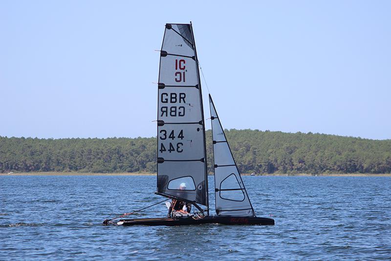 International Canoe Europa Cup at Club de Voile Hourtin Medoc, Lac d'Hourtin, France photo copyright Arnaud Fillette taken at  and featuring the International Canoe class