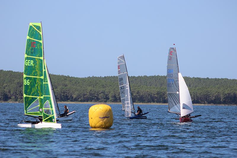 International Canoe Europa Cup at Club de Voile Hourtin Medoc, Lac d'Hourtin, France photo copyright Arnaud Fillette taken at  and featuring the International Canoe class