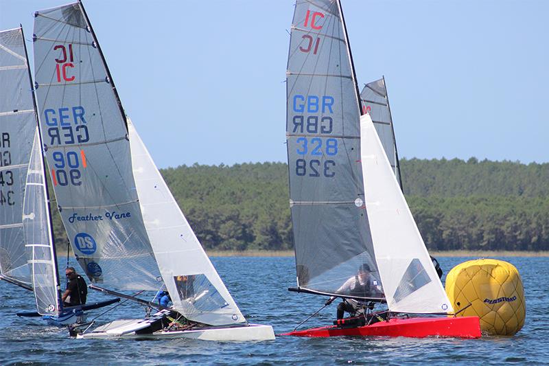 International Canoe Europa Cup at Club de Voile Hourtin Medoc, Lac d'Hourtin, France photo copyright Arnaud Fillette taken at  and featuring the International Canoe class