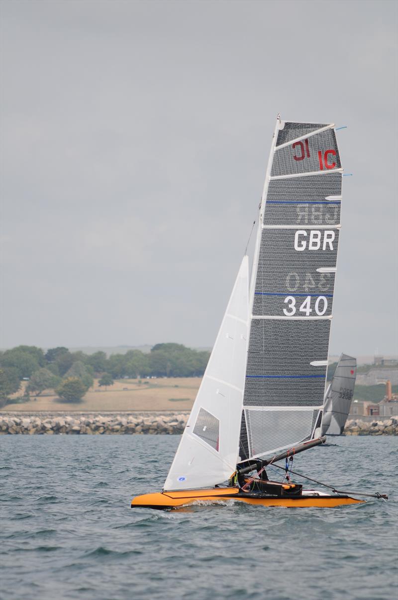 International Canoe UK Nationals at the WPNSA photo copyright Richard Bowers taken at Weymouth & Portland Sailing Academy and featuring the International Canoe class