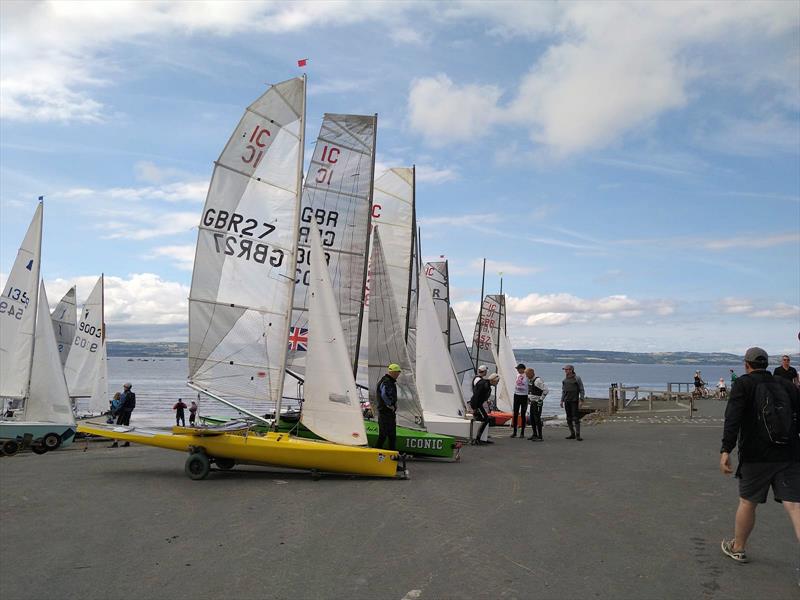 Boatpark scenes from the International Canoe 'not the Worlds' event at West Kirby photo copyright Gareth Caldwell taken at West Kirby Sailing Club and featuring the International Canoe class