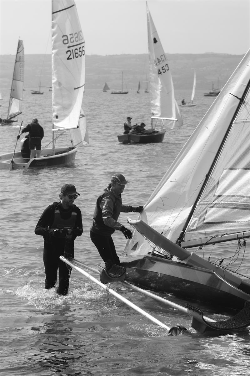 Day 2 of the International Canoe 'not the Worlds' event at West Kirby photo copyright Jonathan Hayes taken at West Kirby Sailing Club and featuring the International Canoe class