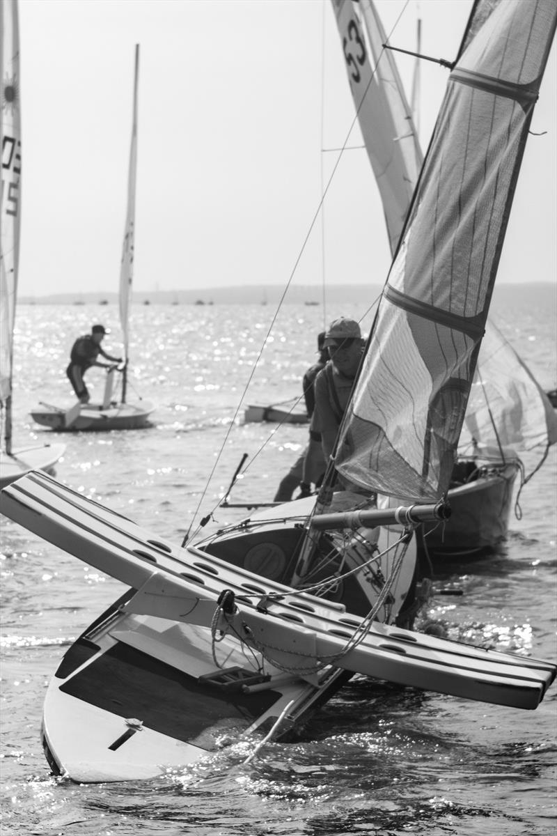 Day 2 of the International Canoe 'not the Worlds' event at West Kirby photo copyright Jonathan Hayes taken at West Kirby Sailing Club and featuring the International Canoe class