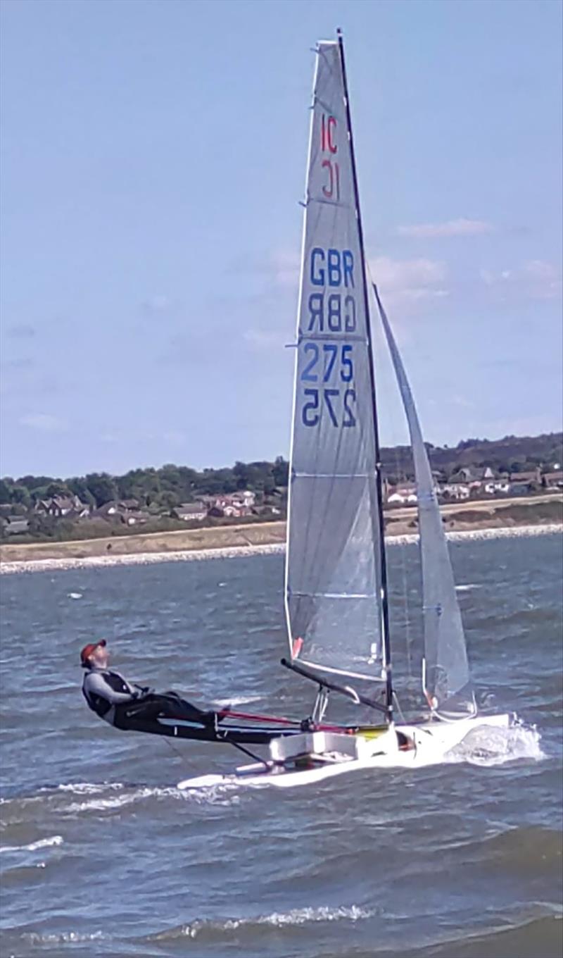 Day 6 of the International Canoe 'Not the Worlds' event at West Kirby photo copyright Mike De St Paer taken at West Kirby Sailing Club and featuring the International Canoe class