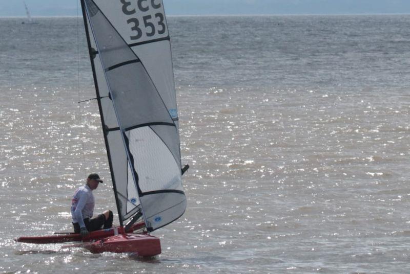 Perham Harding on day 1 - West Kirby Festival of Sailing photo copyright Alan Jenkins taken at West Kirby Sailing Club and featuring the International Canoe class