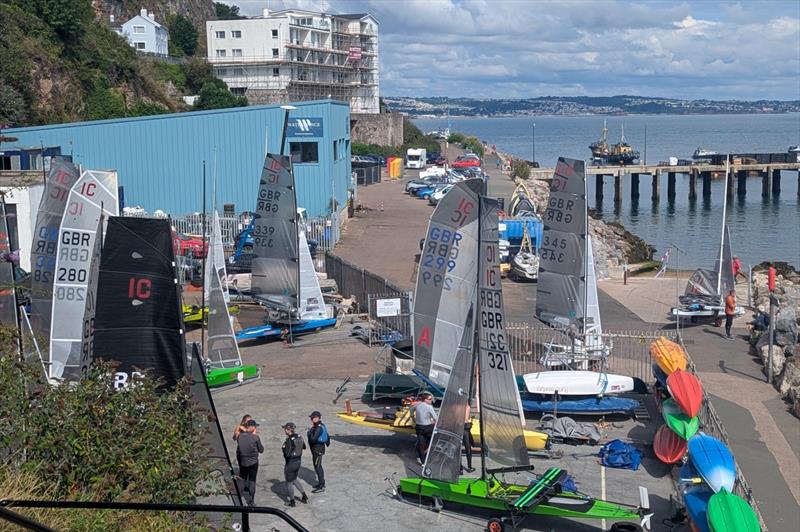 International Canoe Europa Cup and British National Championships at Brixham photo copyright Chris Hampe taken at Brixham Yacht Club and featuring the International Canoe class