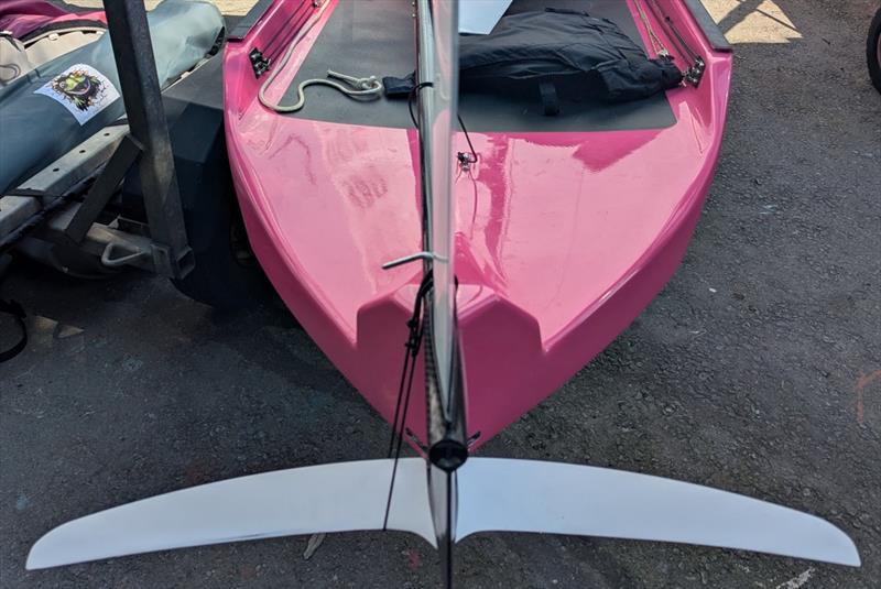 The winning boat - International Canoe Europa Cup and British National Championships at Brixham - photo © Chris Hampe