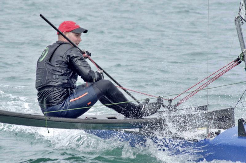 Frederik Steimann - International Canoe Europa Cup and British National Championships at Brixham photo copyright Stuart Fisher taken at Brixham Yacht Club and featuring the International Canoe class