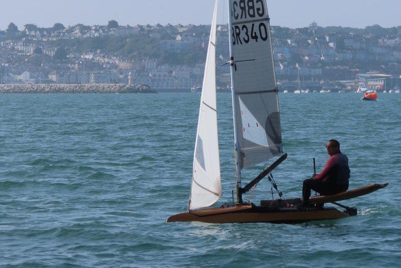 Chris Hampe - International Canoe Europa Cup and British National Championships at Brixham photo copyright Michaela Warren taken at Brixham Yacht Club and featuring the International Canoe class