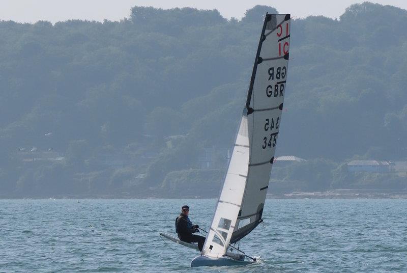 Dan Heaton - International Canoe Europa Cup and British National Championships at Brixham photo copyright Michaela Warren taken at Brixham Yacht Club and featuring the International Canoe class