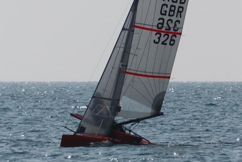 Phil Robin - International Canoe Europa Cup and British National Championships at Brixham photo copyright Michaela Warren taken at Brixham Yacht Club and featuring the International Canoe class