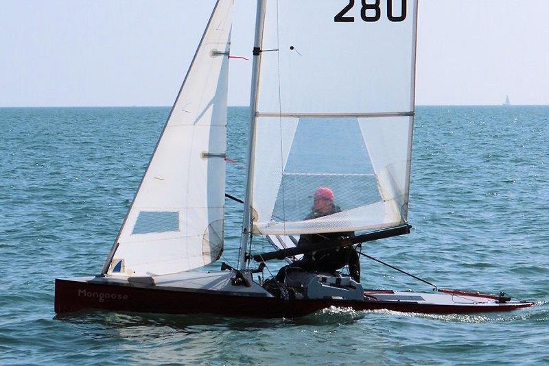 Henry Warren - International Canoe Europa Cup and British National Championships at Brixham photo copyright Michaela Warren taken at Brixham Yacht Club and featuring the International Canoe class