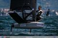 Jake Pye on the final day of the International Moth Worlds at Fraglia Vela Malcesine © Martina Orsini