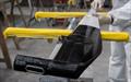 Rudder foil vertical - International Moth Class - Lake Garda, Italy - July 2025