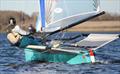 International Moth Lowrider Inlands 2025 - Katie Hughes heads upwind