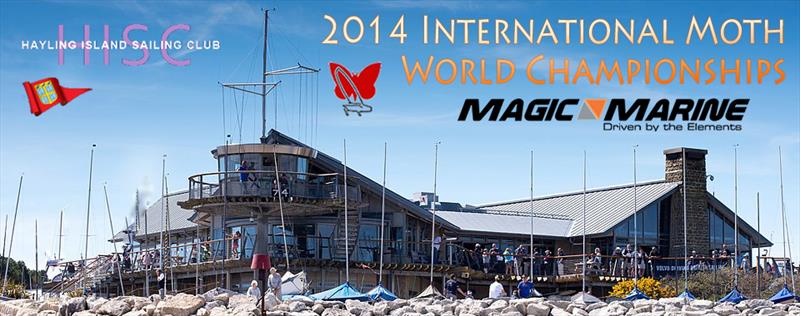 Magic Marine 2014 International Moth World Championships photo copyright HISC taken at Hayling Island Sailing Club and featuring the International Moth class