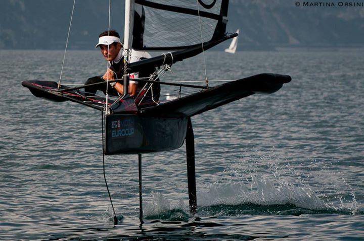 EFG MothEuroCup Act 6 at Brenzone, Lake Garda photo copyright Martina Orsini taken at Yacht Club Acquafresca and featuring the International Moth class