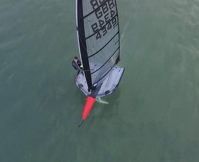 Mike Lennon wins the International Moth Europeans photo copyright Angus Peel taken at Cercle de la Voile de Bordeaux and featuring the International Moth class