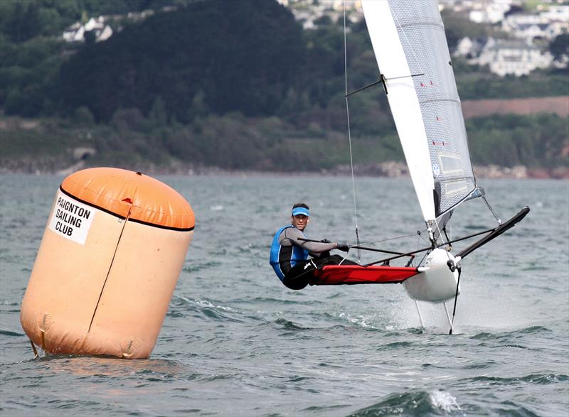 David Hivey on day 4 of the UK International Moth Nationals at Paignton - photo © Mark Jardine / IMCA UK