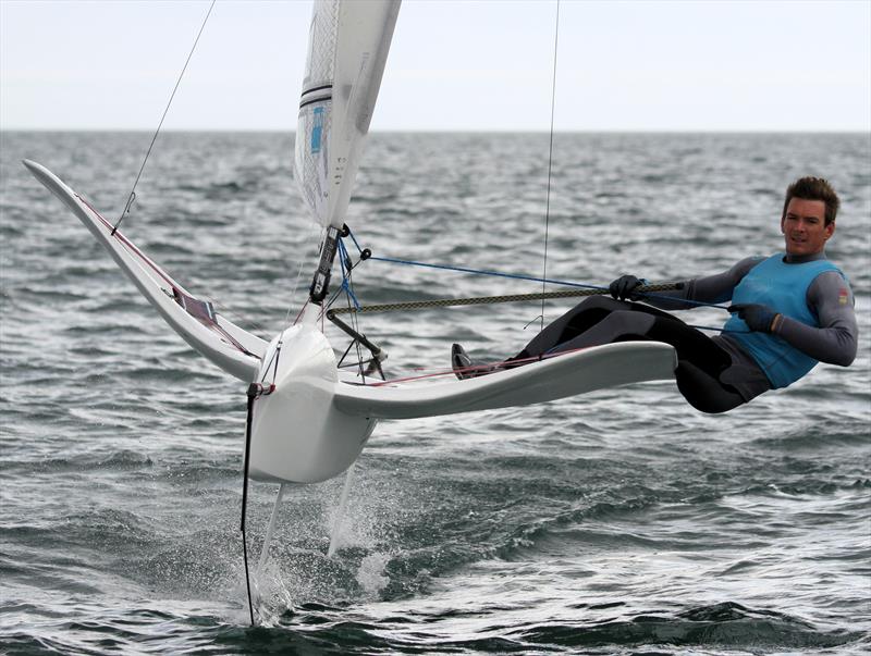 Dylan Fletcher wins the UK International Moth Nationals at Paignton photo copyright Mark Jardine / IMCA UK taken at Paignton Sailing Club and featuring the International Moth class