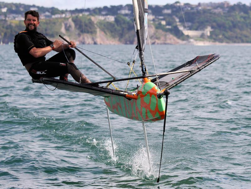 James Sainsbury on day 4 of the UK International Moth Nationals at Paignton - photo © Mark Jardine / IMCA UK