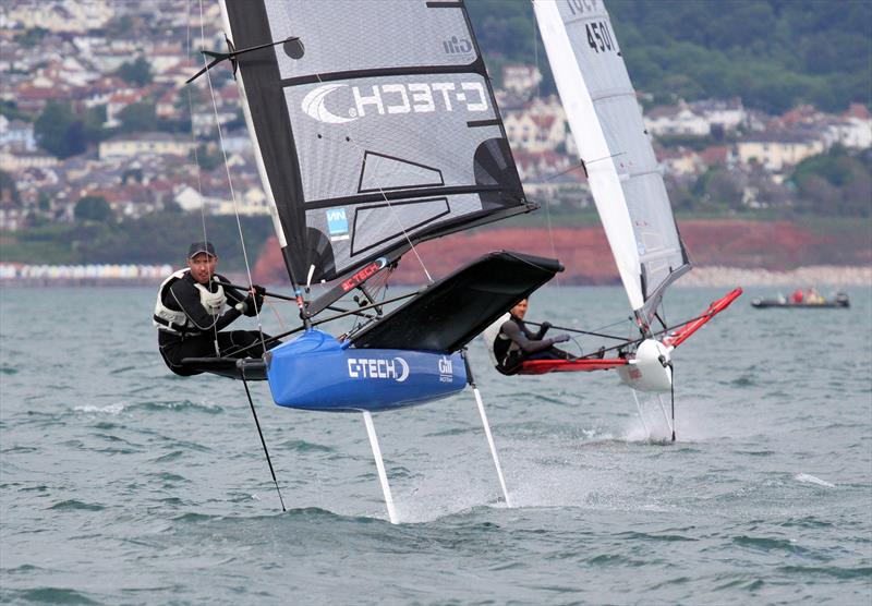 Dan Ward on day 4 of the UK International Moth Nationals at Paignton - photo © Mark Jardine / IMCA UK