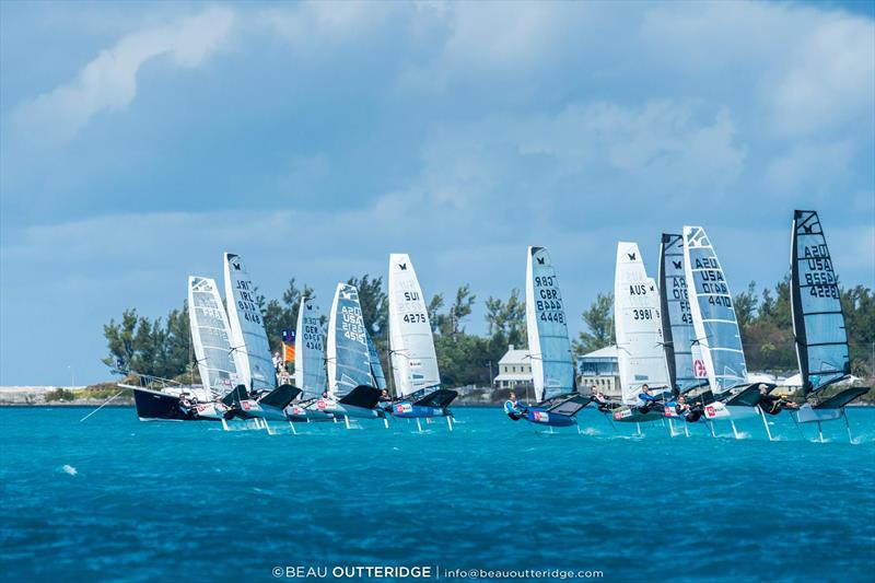 Bacardi Bermuda Moth National Championship photo copyright Beau Outteridge / www.beauoutteridge.com taken at Royal Bermuda Yacht Club and featuring the International Moth class