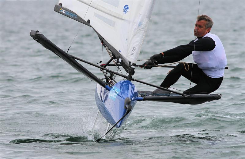 Noble Allen 2018 International Moth UK Championship at Thorpe Bay day 1 photo copyright Mark Jardine / IMCA UK taken at Thorpe Bay Yacht Club and featuring the International Moth class