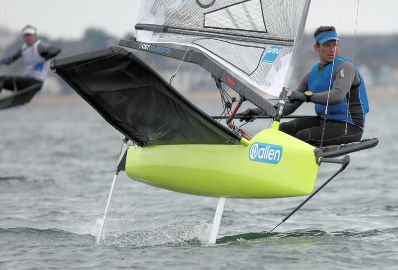 Noble Allen 2018 International Moth UK Championship at Thorpe Bay day 1 photo copyright Mark Jardine / IMCA UK taken at Thorpe Bay Yacht Club and featuring the International Moth class