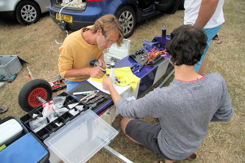 Dremel in action during the Noble Allen 2018 International Moth UK Championship at Thorpe Bay photo copyright Mark Jardine / IMCA UK taken at Thorpe Bay Yacht Club and featuring the International Moth class