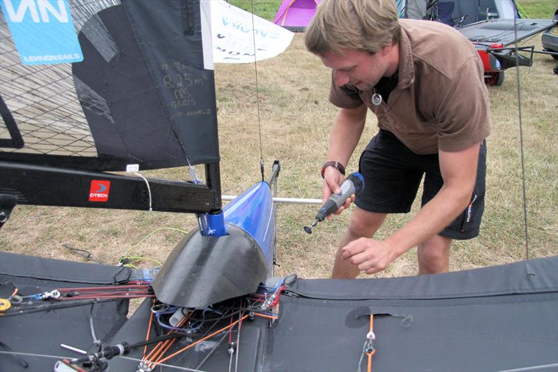 Dremel in action during the Noble Allen 2018 International Moth UK Championship at Thorpe Bay - photo © Mark Jardine / IMCA UK