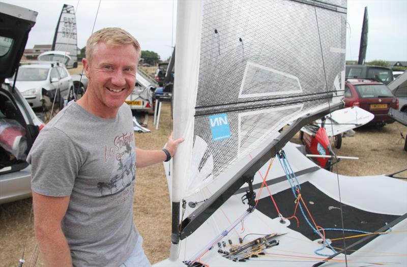 Tom Offer and his Rocket SSD Moth photo copyright Mark Jardine / IMCA UK taken at Thorpe Bay Yacht Club and featuring the International Moth class